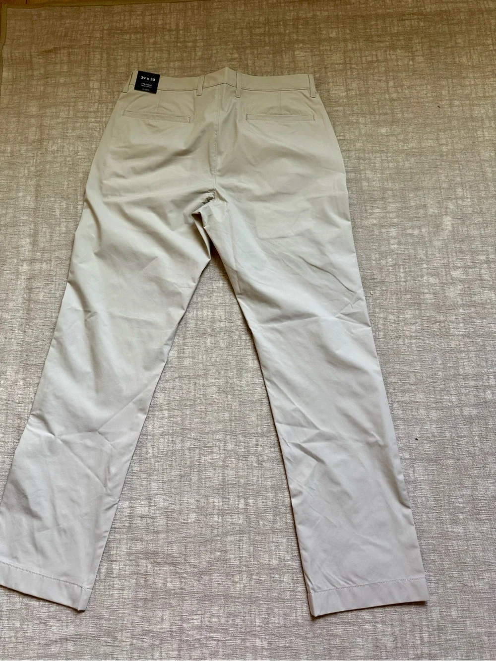 J.Crew Tech Chino Pants Men’s 29x30 Stone Khaki Performance Stretch NWT